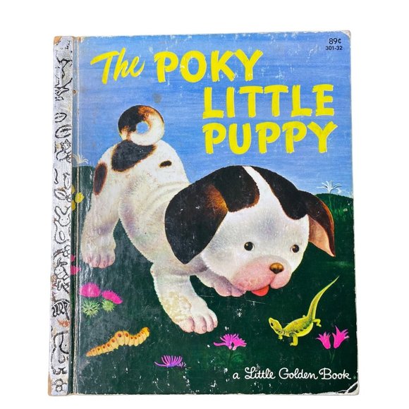 The Poky Little Puppy Little Golden Book Classic 1982 Childrens Story Book u - Picture 1 of 8